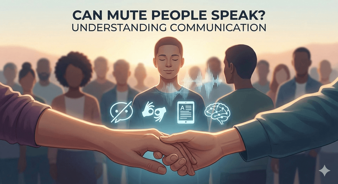 Can Mute People Speak? Understanding Speech, Silence, and Communication