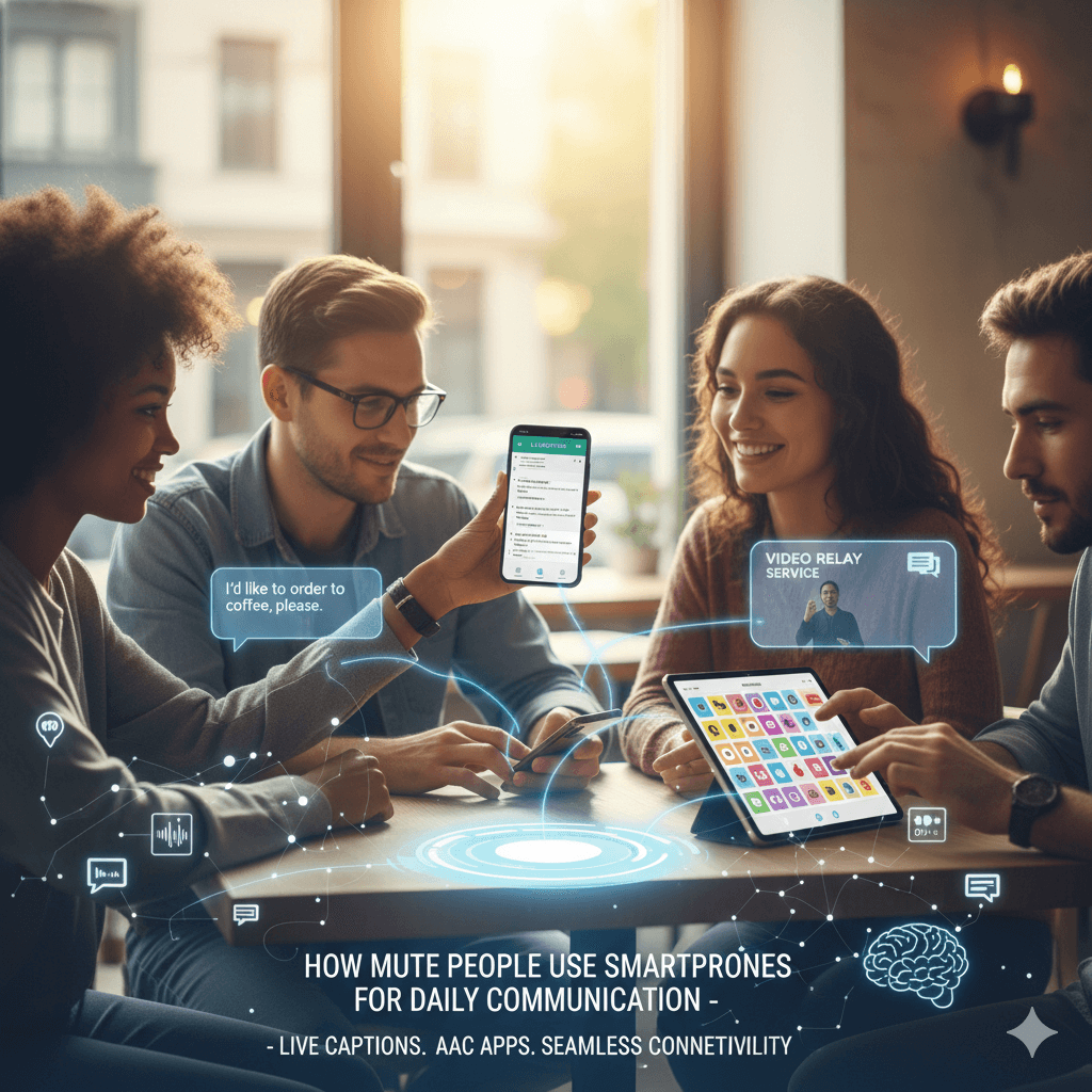 How Mute People Use Smartphones for Daily Communication